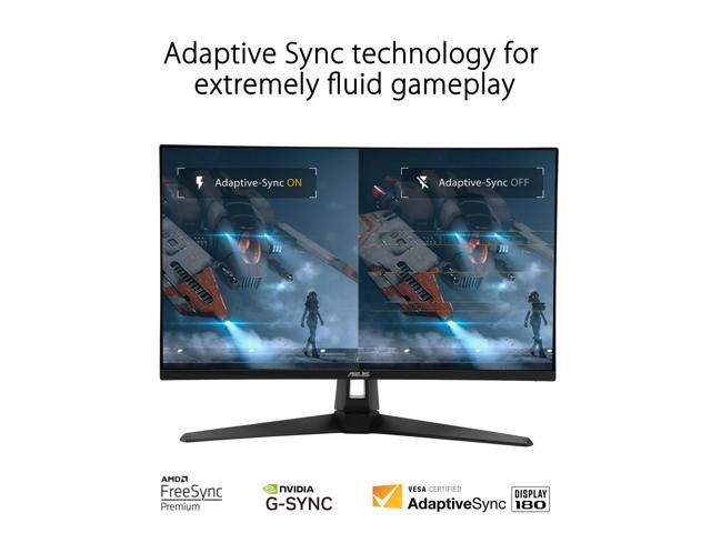 ASUS TUF Gaming VG27AQ3AZ Gaming Monitor 27' QHD (2560x1440), 180Hz, Fast IPS, 1ms (GTG)