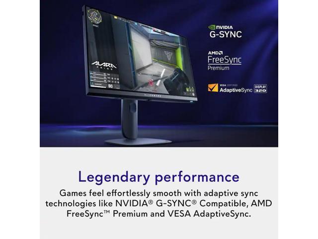 Alienware - AW2525HM 25" IPS LCD FHD 320Hz 0.5ms FreeSync Premium and G-SYNC Compatible Gaming Monitor (HDMI, DisplayPort) - Interstellar Indigo - image 5