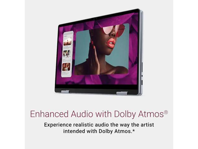 Dell - Inspiron - 14" 2K 2-in-1 Touchscreen Laptop - AMD Ryzen 5 8640HS 2023 - 16GB Memory - 512GB Storage - Ice Blue - image 5