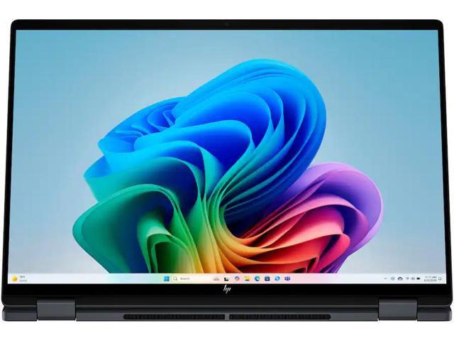 HP - OmniBook X Flip 2-in-1 - Copilot+ PC - 16' 2K Touch-Screen Laptop - Intel Core Ultra 7 258V 2024 - 32GB Memory - 2TB SSD - Eclipse Gray