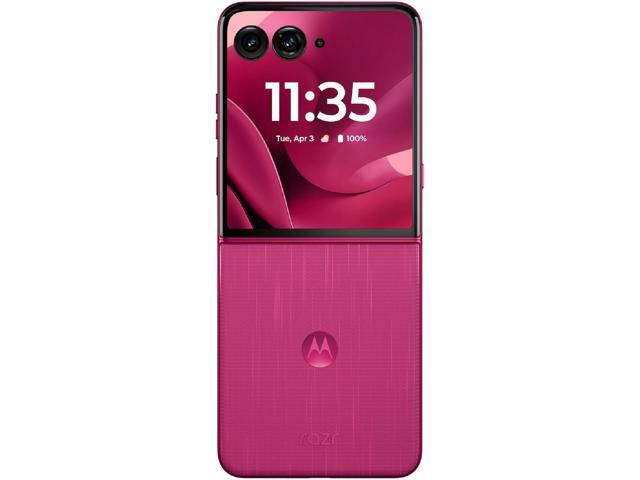 Motorola Razr Ultra 2025 Unlocked Made for US 16/512GB 50MP Camera Pantone Cabaret