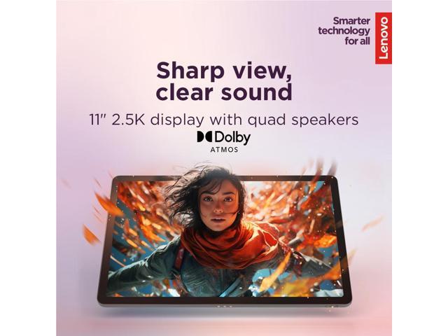 Lenovo Idea Tab - College Tablet - 11 2.5K IPS Touchscreen Display - 90Hz - MediaTek Dimensity 6300-4 GB Memory - 128 GB Storage - Integrated Arm...