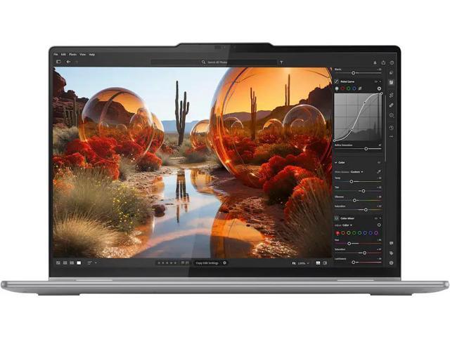 Lenovo - Yoga 7 2-in-1 16" 2K Touchscreen Laptop - AMD Ryzen 7 8840HS 2023 - 16GB Memory - 512GB SSD - Arctic Gray - image 5
