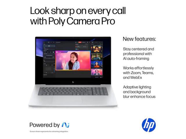 HP - OmniBook X - Copilot+ PC - 17.3" Full HD Touch-Screen Laptop - Intel Core Ultra 7 258V 2024 - 32GB Memory - 2TB SSD - Glacier Silver - image 6