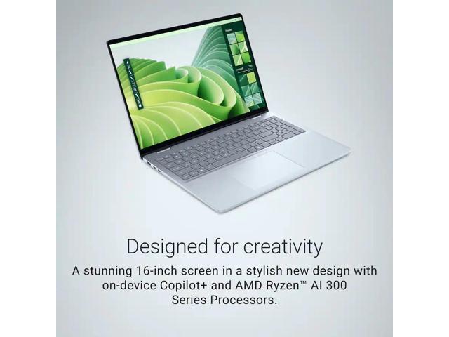 Dell - Plus - Copilot+ PC - 16" 2K Touchscreen Laptop - AMD Ryzen AI 7 350 2025 - 32GB Memory - 1TB Storage - Ice Blue - image 3
