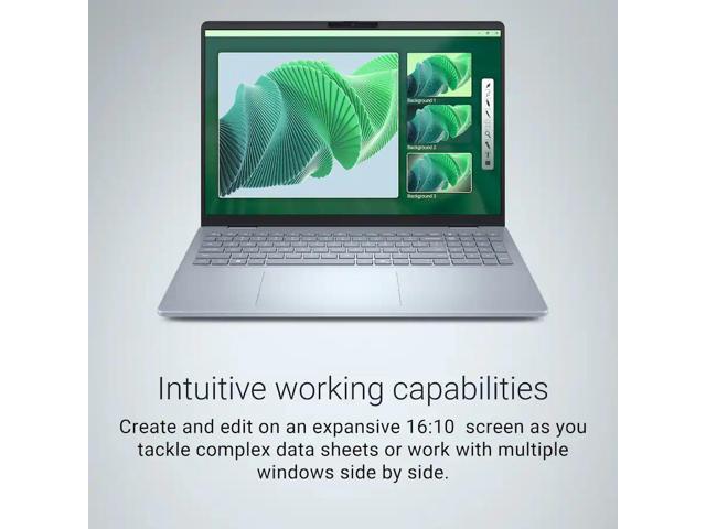 Dell - Plus - Copilot+ PC - 16" 2K Touchscreen Laptop - AMD Ryzen AI 7 350 2025 - 32GB Memory - 1TB Storage - Ice Blue - image 4