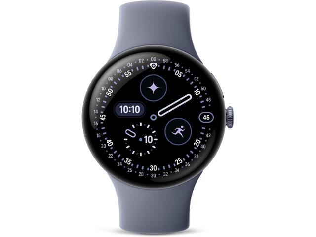 Google - Pixel Watch 4 (45mm) - LTE - Satin Moonstone Case - Moonstone Band - (2025) - image 2