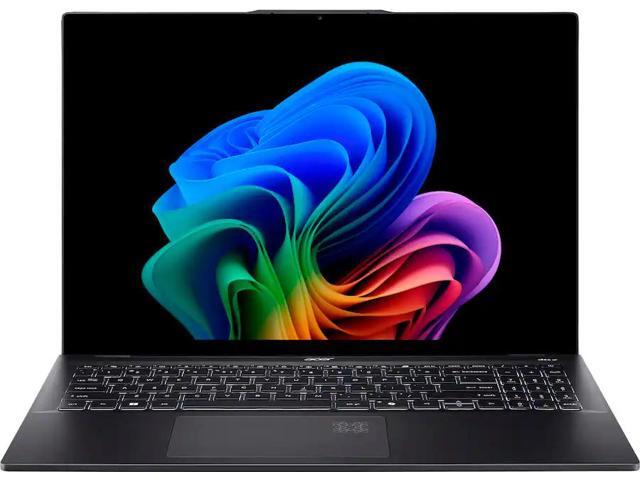 Acer - Swift 16 AI - 16' 3K OLED Touch Laptop - Copilot+ PC Intel Core Ultra 7 Series 2 16GB Memory 1TB SSD - Ice Black