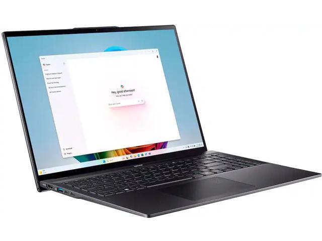 Acer - Swift 16 AI - 16' 3K OLED Touch Laptop - Copilot+ PC Intel Core Ultra 7 Series 2 16GB Memory 1TB SSD - Ice Black