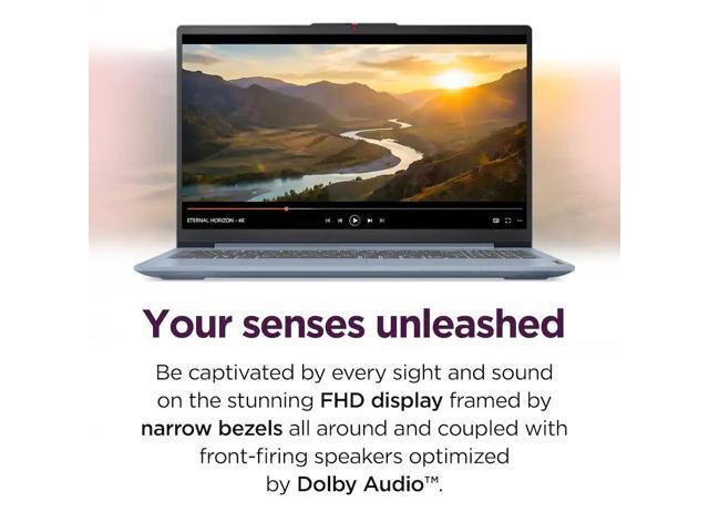 Lenovo - IdeaPad Slim 3i 15.6" Full HD Laptop - Intel Processor N150 2024- 8GB Memory - 128GB UFS - Frost Blue - image 5