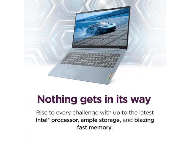 Lenovo - IdeaPad Slim 3i 15.6" Full HD Laptop - Intel Processor N150 2024- 8GB Memory - 128GB UFS - Frost Blue - image 6