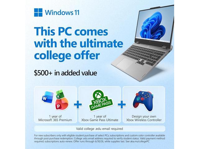 Lenovo Legion LOQ AI-Powered Gaming Laptop - Intel Core i7-13650HX - 15.6' FHD IPS Display 144Hz NVIDIA GeForce RTX 5050 16GB Memory 1TB...