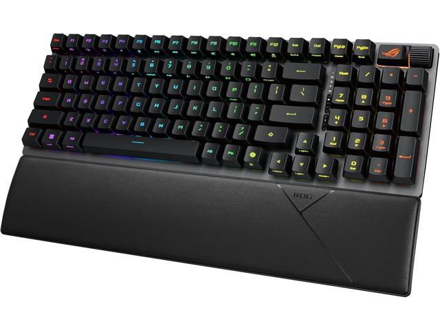 ASUS ROG Strix Scope II 96 RX Wireless Optical Gaming Keyboard 96% Full-Size, Tri-Mode Connectivity, Pre-lubed ROG RX Red Linear Switches PBT...
