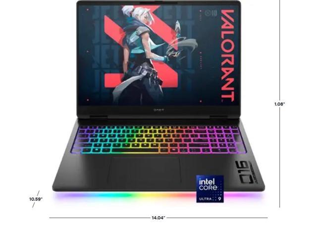 HP OMEN - MAX 16" 240Hz Gaming Laptop - Intel Core Ultra 9 275HX 2025 - 32GB Memory - NVIDIA GeForce RTX 5080 - 1TB SSD - Shadow Black - image 2