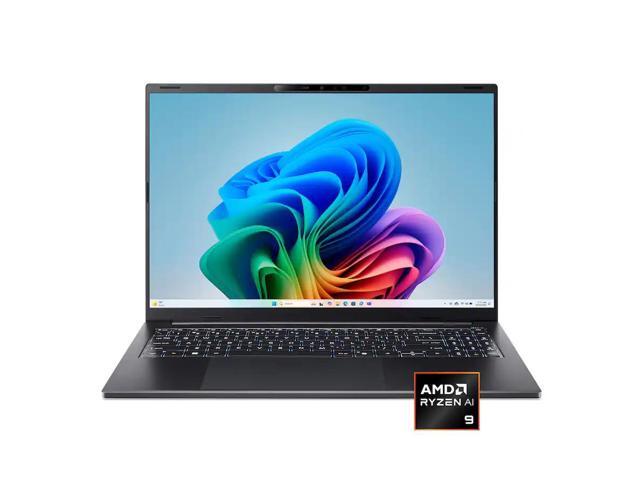 Acer - Swift Go 16 AI - Copilot+ PC - 16' WUXGA Touchscreen Laptop - AMD Ryzen AI 9 465 2026 - 32GB Memory 1TB Storage - Obsidian Black