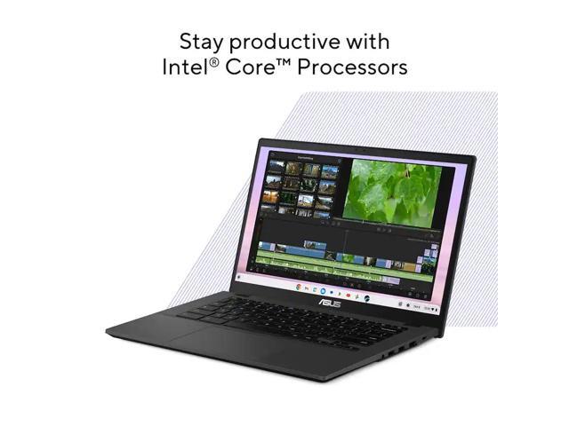 ASUS - CX34 14" FHD Chromebook Plus Laptop with Google AI - Intel Core 5 120U (2024) - 8GB Memory - 128GB Storage - Staid Black - image 4