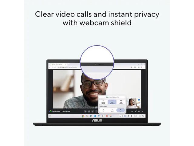 ASUS - CX34 14" FHD Chromebook Plus Laptop with Google AI - Intel Core 5 120U (2024) - 8GB Memory - 128GB Storage - Staid Black - image 6
