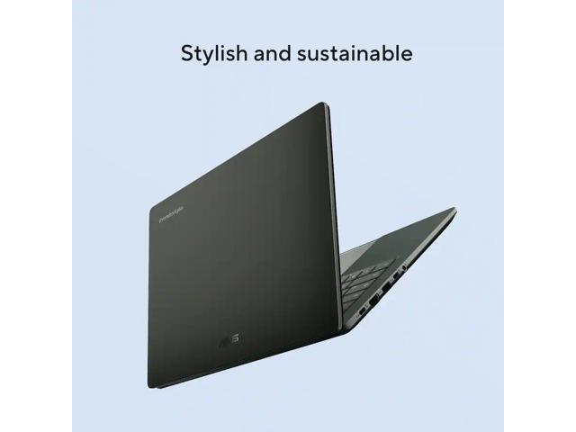 ASUS - CX14 14" FHD Chromebook Plus Laptop with Google AI - Intel Core 3 (2025) - 8GB Memory - 128GB Storage - Hunter Green - image 6