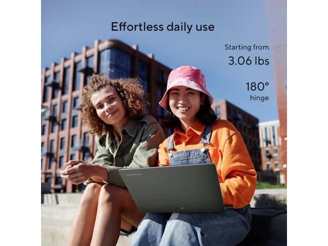 ASUS - CX14 14" FHD Chromebook Plus Laptop with Google AI - Intel Core 3 (2025) - 8GB Memory - 128GB Storage - Hunter Green - image 7