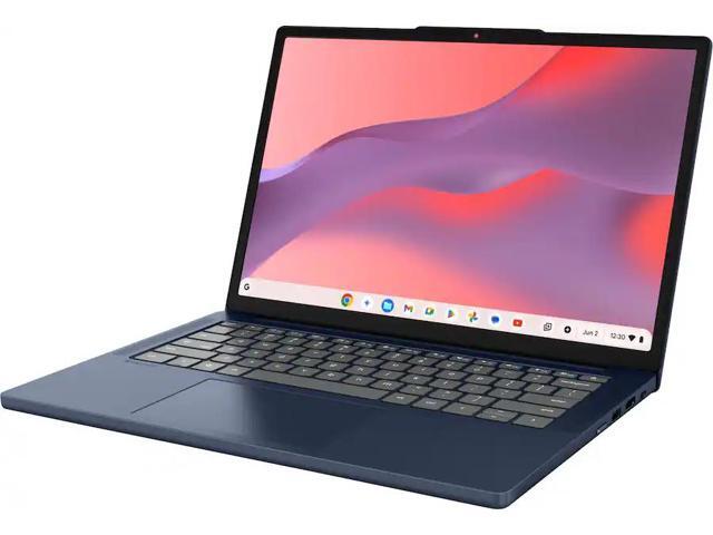 Lenovo - IdeaPad Slim 3 Chromebook - 14' 2K Touchscreen Laptop - MediaTek Kompanio 540 2025 - 8GB Memory - 128GB UFS - Cosmic Blue