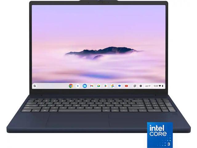 Lenovo - Chromebook Plus 15.3" 2K Touchscreen Laptop - Intel Core 3 Processor N355 2025 - 8GB Memory - 128GB UFS - Cosmic Blue