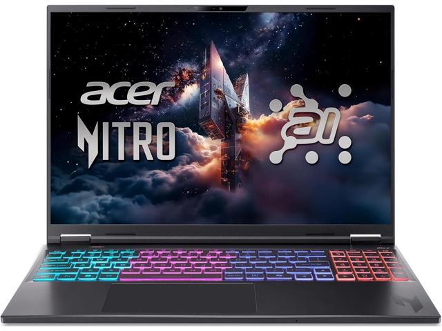Acer Nitro 16S AI Copilot+ PC Gaming Laptop AMD Ryzen AI 9 365 Processor NVIDIA GeForce RTX 5070 Ti Laptop GPU 16 WQXGA IPS 180Hz Display ...