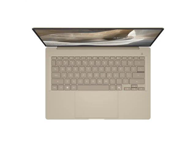 ASUS - Zenbook A14 14” OLED 2K Display - Copilot+ PC - Snapdragon X2 Elite - 16GB RAM - 512GB SSD - Zabriskie Beige - image 3