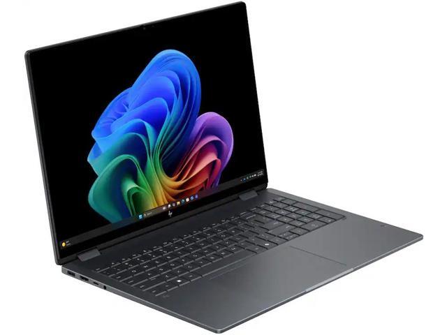 HP - OmniBook X Flip 2-in-1 - 16" 2K OLED Touchscreen Laptop - Intel Core Ultra 7 (2026) - 16GB Memory - 1TB SSD - Copilot+ - Eclipse Gray - image 6
