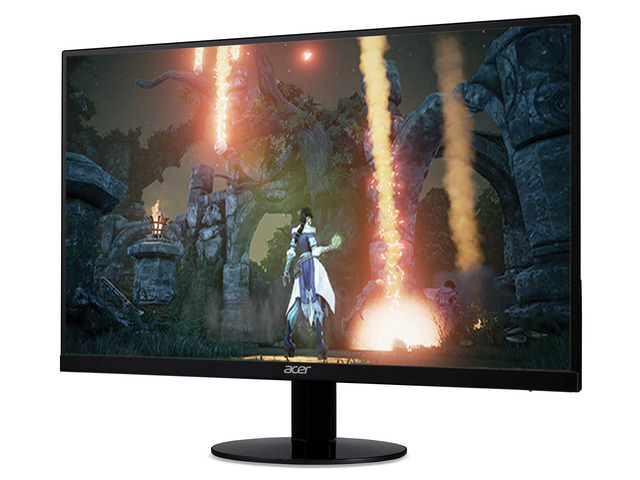 Acer SB270 Bbix 27' Full HD (1920 x 1080) IPS Ultra-Thin Zero Frame Monitor with AMD Radeon FREESYNC Technology - 1ms 75Hz Refresh (HDMI & VGA...