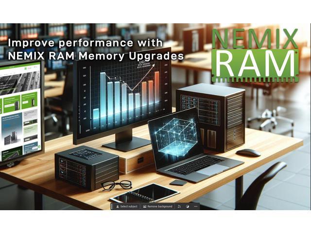 NEMIX RAM 32GB (1X32GB) DDR5 5600MHZ PC5-44800 2Rx8 1.1V CL46 288-PIN ECC Unbuffered UDIMM Compatible with ASUS ROG-STRIX-B650-A Gaming WiFi...