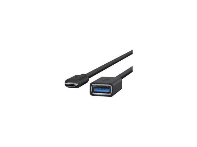 Belkin - USB-C to USB 3.0 Adapter with Charging and 10Gbps Data Transfer, Compatible with Apple and Chromebook Devices 5-Inch - Black - image 9