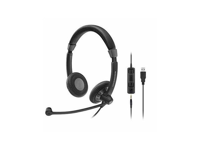 EPOS SC 75 USB MS (1000635) - Double-Sided Business Headset For Skype for Business, with Mobile Phone, Tablet, Softphone, and PC HD Sound &...