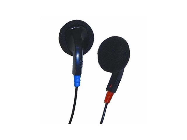 AVID PRODUCTS JS-75 3.5MM 5 FT EAR BUDS. EAR BUDS CONNECTED TO 5 FT CORD, 3.5MM