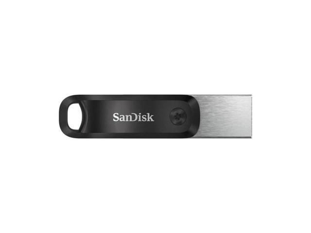 SanDisk - iXpand Flash Drive Go 64GB USB 3.0 Type-A to Apple Lightning for iPhone & iPad - Black / Silver - image 3