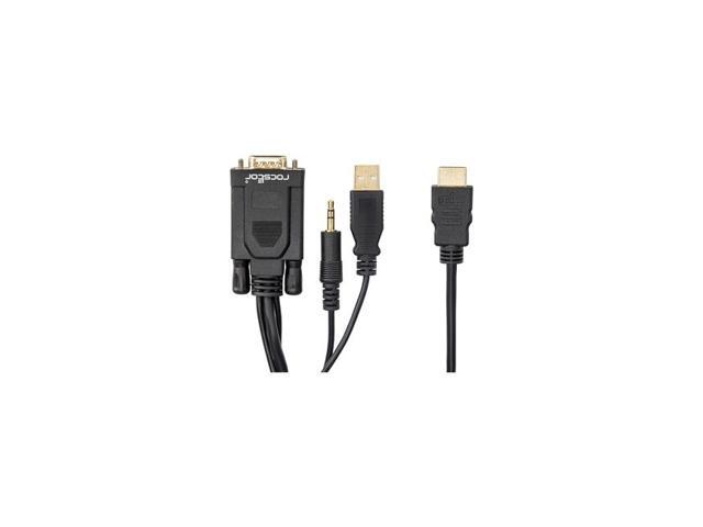 Rocstor 6ft HDMI/VGA Video Cable 15PIN Y10C264B1