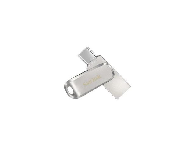 SanDisk - Ultra Dual Drive Luxe 1TB USB 3.1, USB Type-C Flash Drive - Silver - image 12