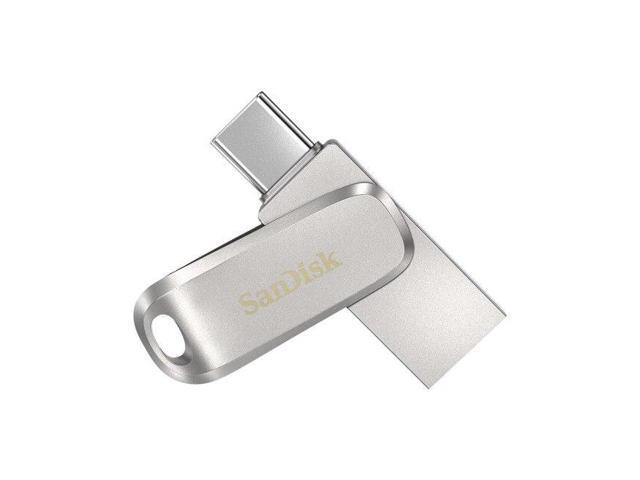 SanDisk - Ultra Dual Drive Luxe 128GB USB 3.1, USB Type-C Flash Drive - Silver - image 4