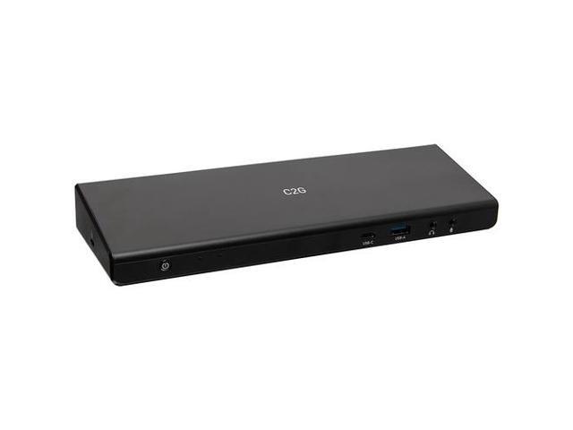 C2G USB-C 12-in-1 Docking Station - Triple Display with HDMI, DisplayPort, Ethernet, USB, 3.5mm Audio and Power Delivery up to 85W - 4K 30Hz (TAA Compliant) - image 6