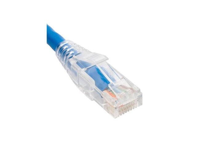 PATCH CORD, CAT 6, CLEAR BOOT,3',25PK,BL
