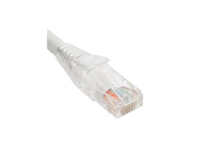 PATCH CORD CAT6 CLEAR BOOT 10' WHITE