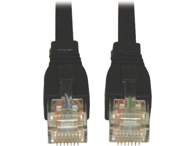 TRIPP LITE N261-003-BK 3 ft. Augmented Cat6 (Cat6a) Snagless 10G Certified Patch Cable, (RJ45 M/M) - Black