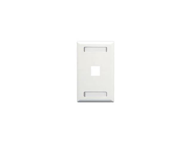Photos - Chandelier / Lamp ICC FACEPLATE- ID- 1-GANG- 1-PORT- WHITE IC107S01WH 