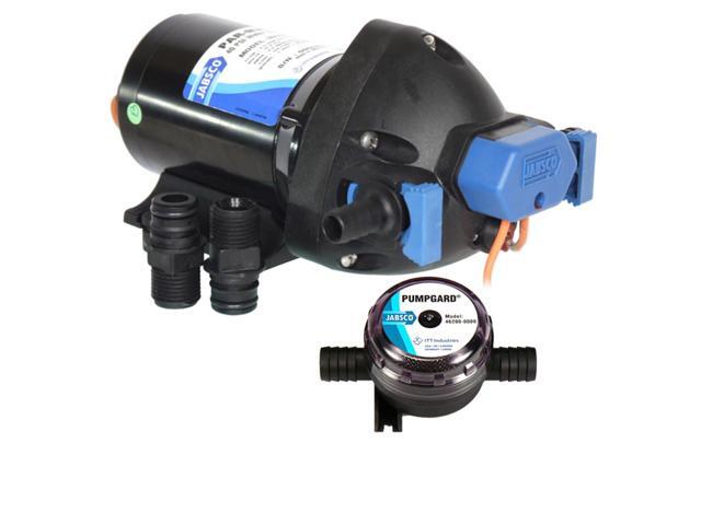 JABSCO GENERAL PURPOSE PUMP 3.5GPM 25PSI 12VDC W/ STRAINER 32601-0092