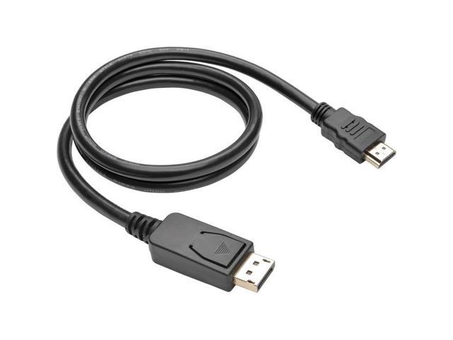Tripp Lite DisplayPort 1.2 to HD Adapter Cable, DP with Latches to HDMI (M/M), UHD 4K x 2K/1080p, 3 ft. (P582-003-V2)