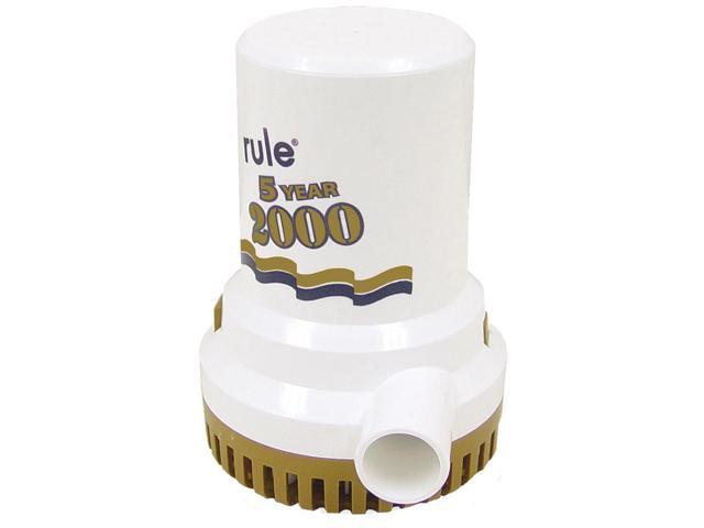 RULE 2000 GPH GOLD SERIES NON AUTOMATIC BILGE PUMP 09