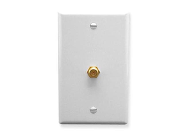 Photos - Chandelier / Lamp ICC IC630EG0WH WALL PLATE, F-TYPE, WHITE -IC630EG0WH 