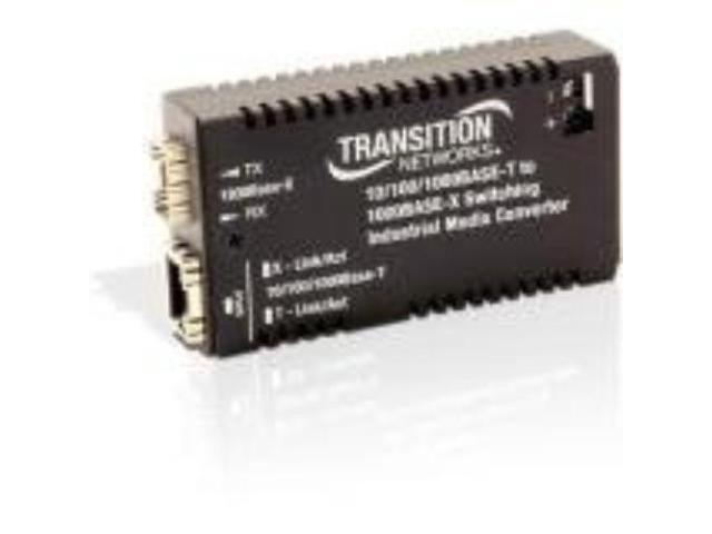Transition Networks M/GE-PSW-SFP-01-NA Mini 10/100/1000 Bridging Media Converter