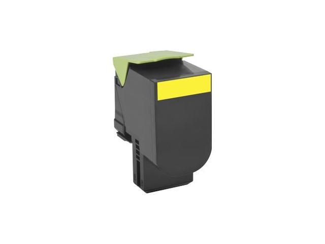 Lexmark 80C0SYG TAA Return Program Toner Cartridge - Yellow