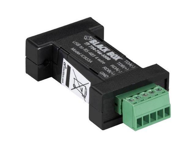 BLACK BOX IC833A DB9 MINI CONVERTER (USB TO SERIAL), USB/