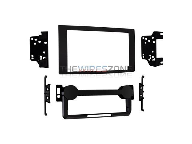 Metra - Dash Kit for Select 2004-2010 Jeep Dodge Grand Cherokee Durango PT Cruiser DDIN - Matte Black - image 3